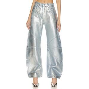 Eb Denim 'Frederic' Silver Coated Denim Jean Size 26